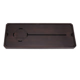 Chinese Water Storage Drainage Tea Tray Bamboo Simple Decorative Robust Household Tea Serving Tray Large Size