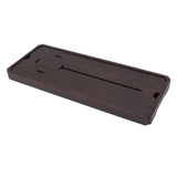 Chinese Water Storage Drainage Tea Tray Bamboo Simple Decorative Robust Household Tea Serving Tray Large Size - 45-Degree Angle