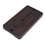 Chinese Water Storage Drainage Tea Tray Bamboo Simple Decorative Robust Household Tea Serving Tray Small Size - 45-Degree Angle