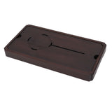 Chinese Water Storage Drainage Tea Tray Bamboo Simple Decorative Robust Household Tea Serving Tray Small Size