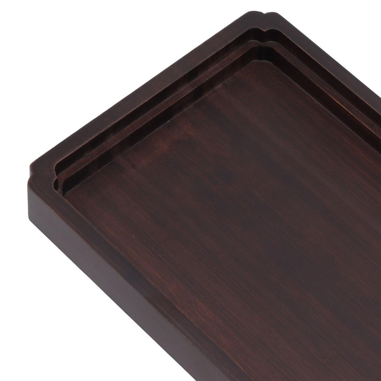 Chinese Water Storage Drainage Tea Tray Bamboo Simple Decorative Robust Household Tea Serving Tray Small Size
