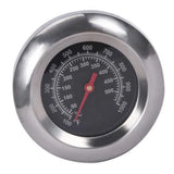 Grill Thermometer Alloy Steel High Accuracy M10 Thread Clear Scale Easy Assembly BBQ Thermometer for Kitchen Camping - Front View