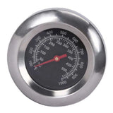 Grill Thermometer Alloy Steel High Accuracy M10 Thread Clear Scale Easy Assembly BBQ Thermometer for Kitchen Camping - Side View