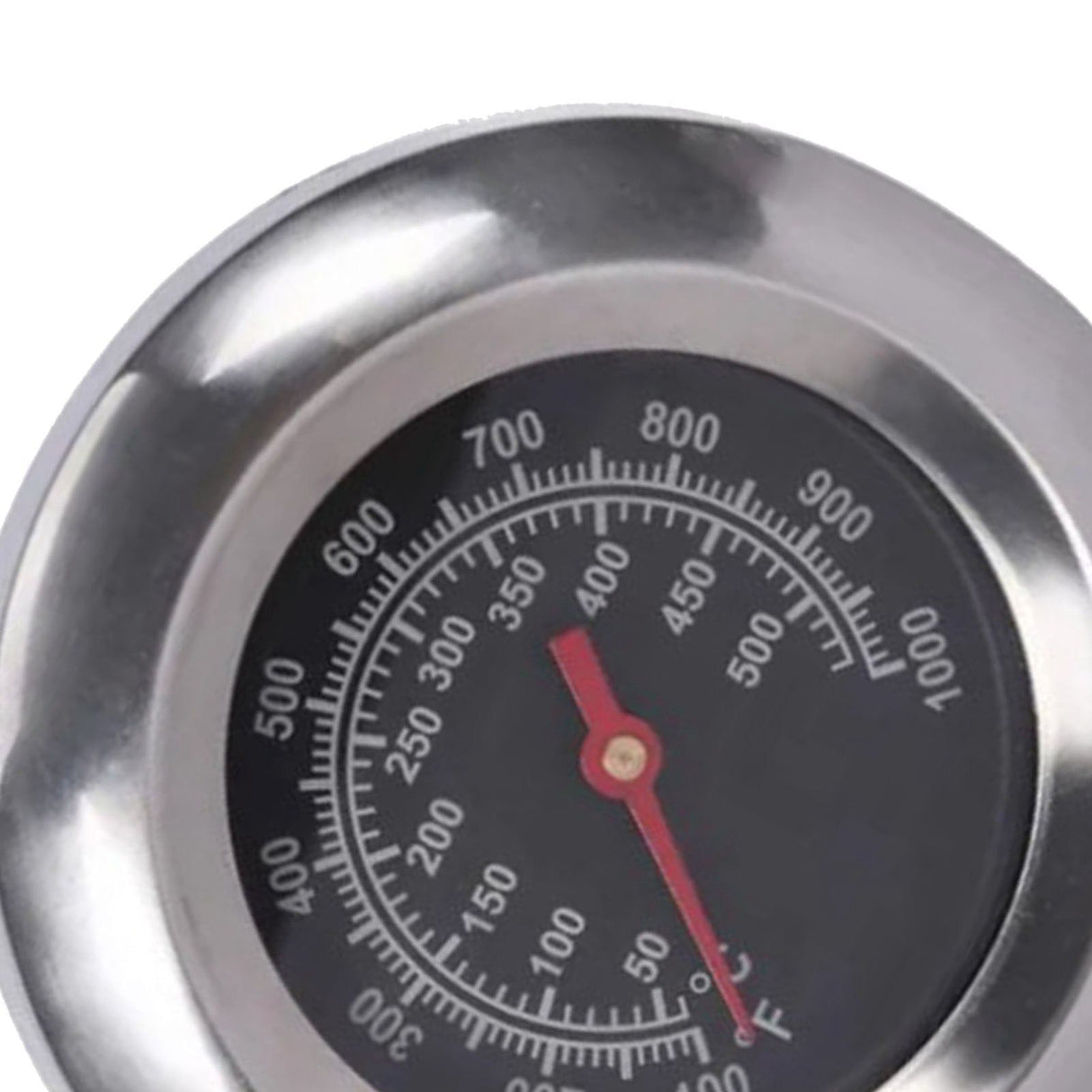 Grill Thermometer Alloy Steel High Accuracy M10 Thread Clear Scale Easy Assembly BBQ Thermometer for Kitchen Camping