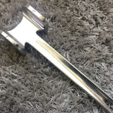 Meat Tenderizer Aluminium Alloy Round Silver Ergonomic Meat Mallet for Kitchen Steak - Extra Image
