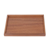 Bamboo Tea Serving Tray Multifunction Decorative Rectangle Bamboo Vanity Tray for Hotel Home Bathroom M