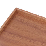Bamboo Tea Serving Tray Multifunction Decorative Rectangle Bamboo Vanity Tray for Hotel Home Bathroom M