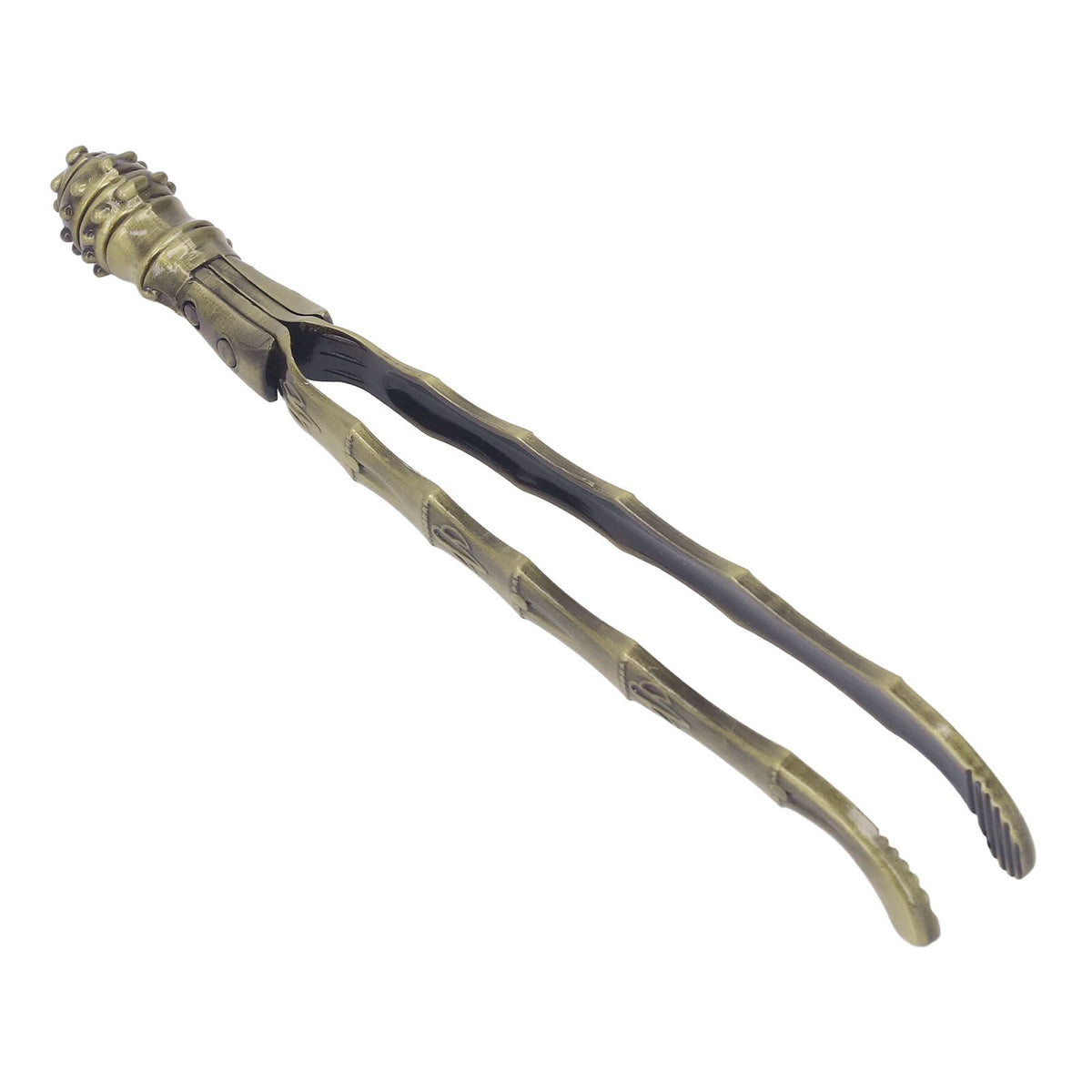Cup Pick Up Clip Portable Tableware Tweezers Metal Tea Cup Washing Tongs for Household Use Bronze Color