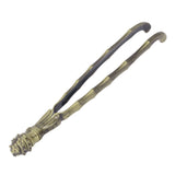 Cup Pick Up Clip Portable Tableware Tweezers Metal Tea Cup Washing Tongs for Household Use Bronze Color - Top-Down View