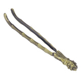 Cup Pick Up Clip Portable Tableware Tweezers Metal Tea Cup Washing Tongs for Household Use Bronze Color - Rear View