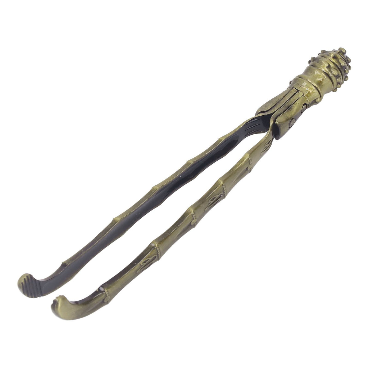 Cup Pick Up Clip Portable Tableware Tweezers Metal Tea Cup Washing Tongs for Household Use Bronze Color