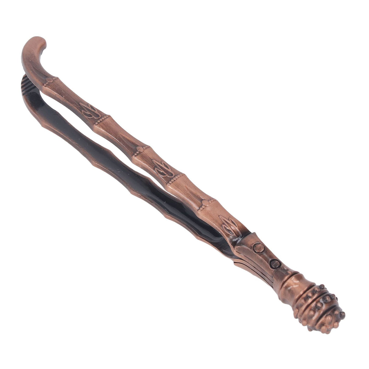 Cup Pick Up Clip Portable Tableware Tweezers Metal Tea Cup Washing Tongs for Household Use Copper Color