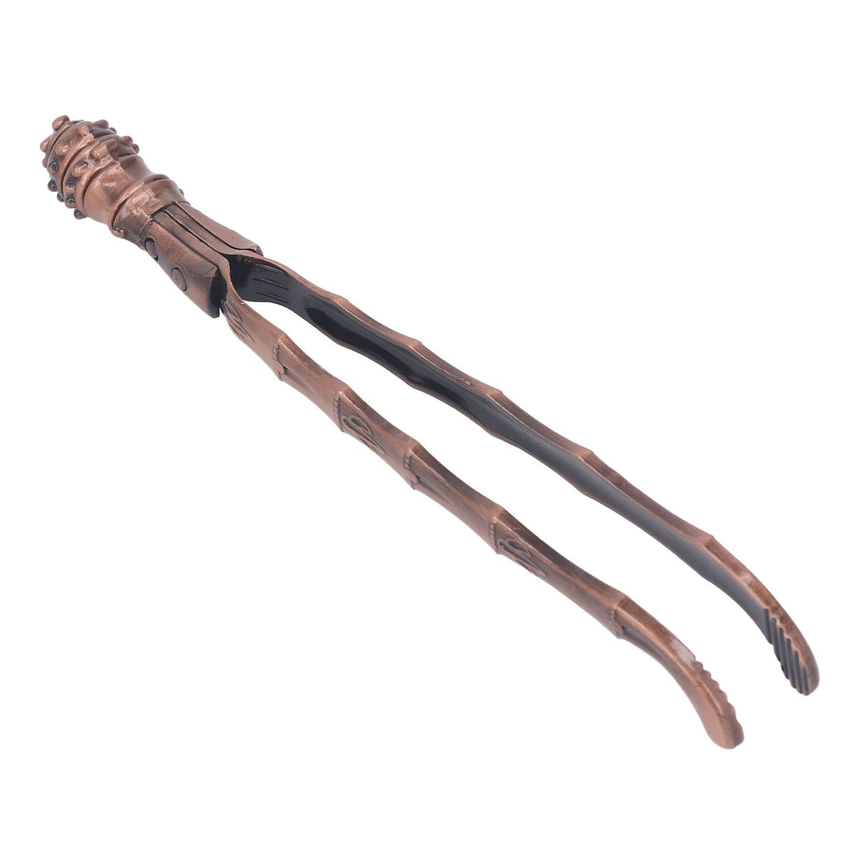 Cup Pick Up Clip Portable Tableware Tweezers Metal Tea Cup Washing Tongs for Household Use Copper Color