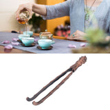 Cup Pick Up Clip Portable Tableware Tweezers Metal Tea Cup Washing Tongs for Household Use Copper Color - Extra Image