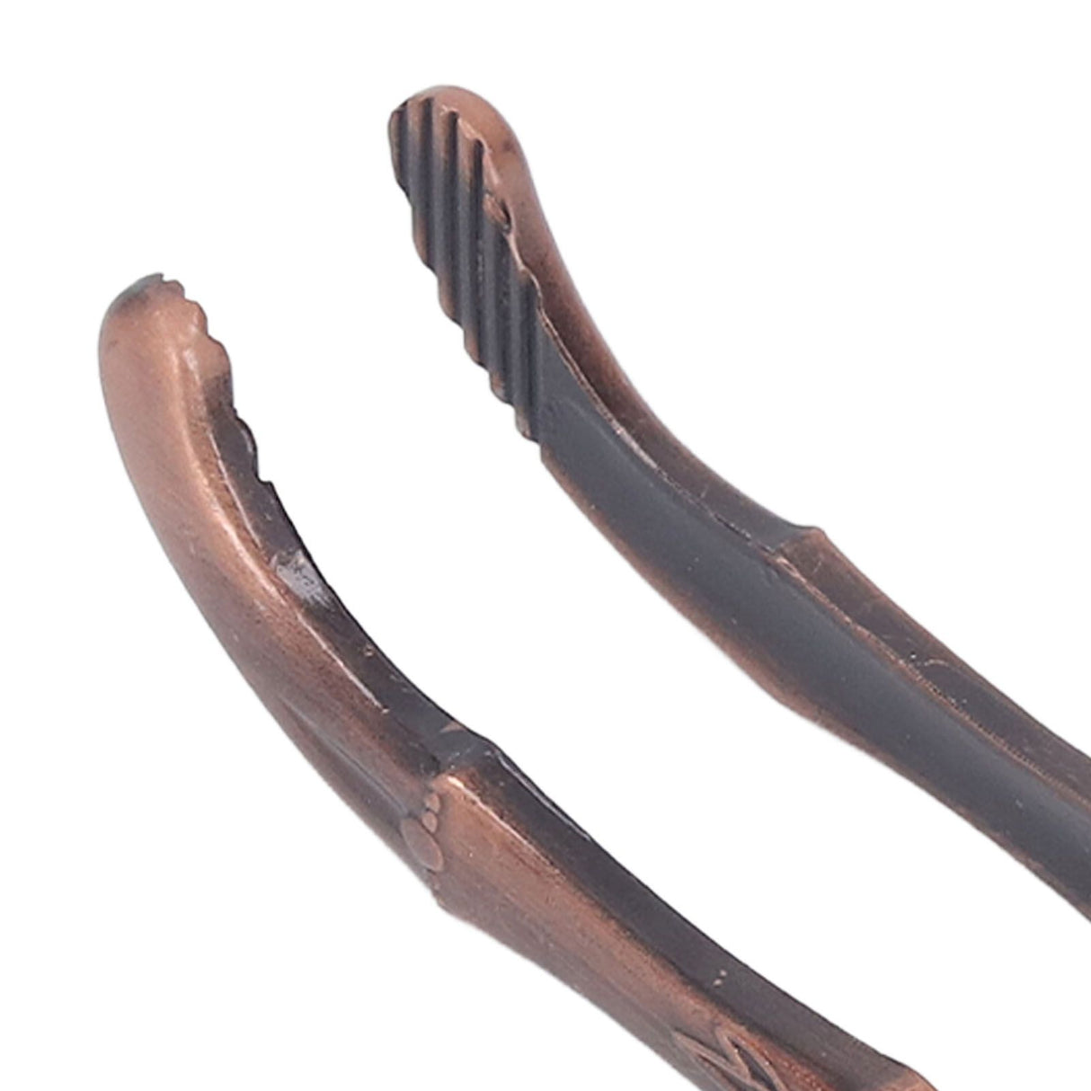 Cup Pick Up Clip Portable Tableware Tweezers Metal Tea Cup Washing Tongs for Household Use Copper Color