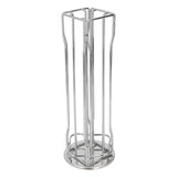 Coffee Capsule Stand 360° Rotation Anti Slip Thick Base Wrought Iron Capsule Pod Holder for Vertuoline 20pods Silver