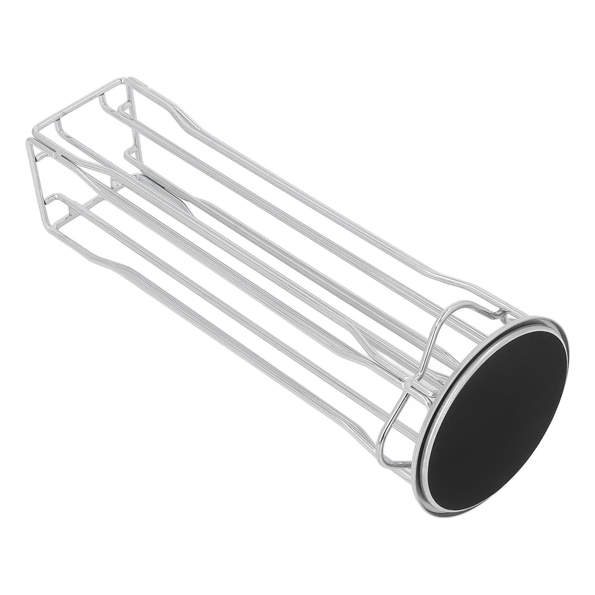 Coffee Capsule Stand 360° Rotation Anti Slip Thick Base Wrought Iron Capsule Pod Holder for Vertuoline 20pods Silver