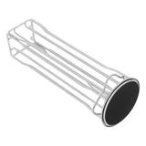 Coffee Capsule Stand 360° Rotation Anti Slip Thick Base Wrought Iron Capsule Pod Holder for Vertuoline 20pods Silver - Top-Down View