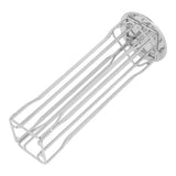Coffee Capsule Stand 360° Rotation Anti Slip Thick Base Wrought Iron Capsule Pod Holder for Vertuoline 20pods Silver