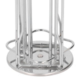 Coffee Capsule Stand 360° Rotation Anti Slip Thick Base Wrought Iron Capsule Pod Holder for Vertuoline 20pods Silver - Extra Image