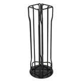 Coffee Capsule Stand 360° Rotation Anti Slip Thick Base Wrought Iron Capsule Pod Holder for Vertuoline 20pods Black