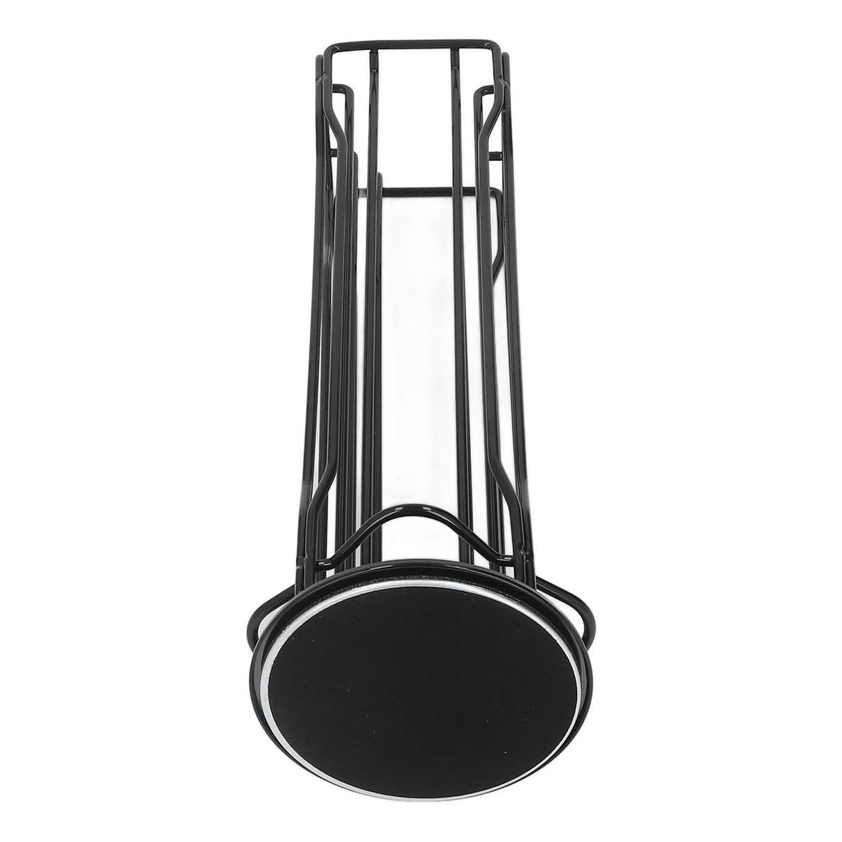 Coffee Capsule Stand 360° Rotation Anti Slip Thick Base Wrought Iron Capsule Pod Holder for Vertuoline 20pods Black
