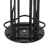 Coffee Capsule Stand 360° Rotation Anti Slip Thick Base Wrought Iron Capsule Pod Holder for Vertuoline 20pods Black