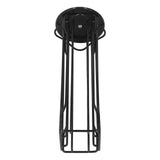 Coffee Capsule Stand 360° Rotation Anti Slip Thick Base Wrought Iron Capsule Pod Holder for Vertuoline 20pods Black