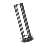 Coffee Capsule Stand 360° Rotation Anti Slip Thick Base Wrought Iron Capsule Pod Holder for Vertuoline 20pods Black