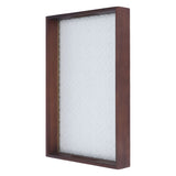 Serving Tray Walnut Wood Vintage Glass Cake Bread Breakfast Snack Plate Elegant Rectangle Tray