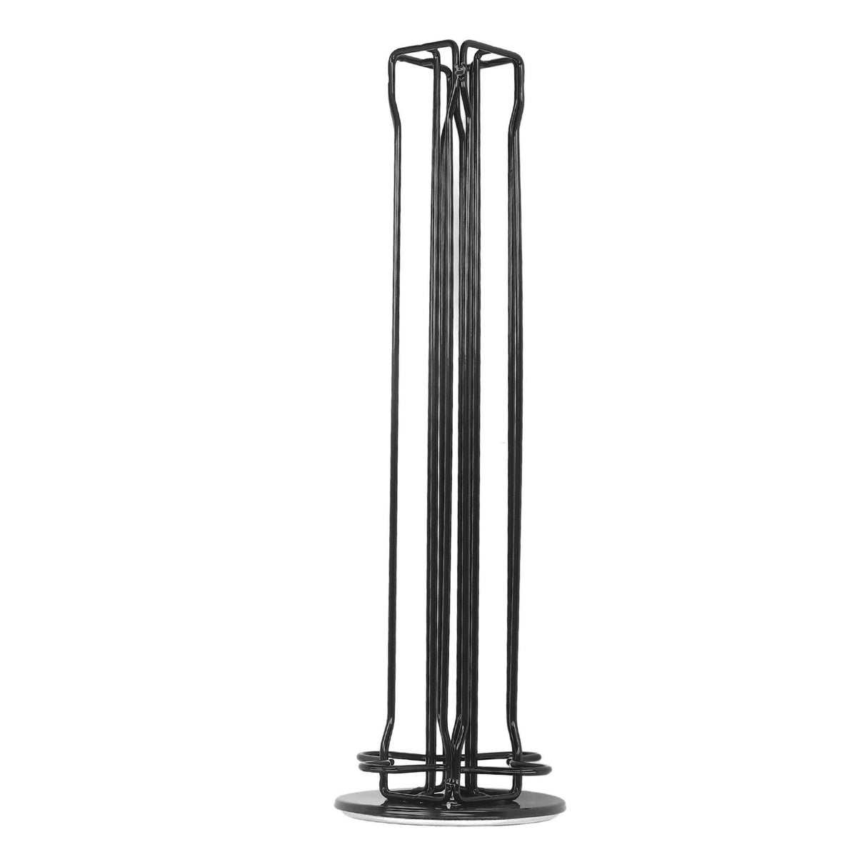 40 Capsule Coffee Pod Holder 360 Degree Rotating Carousel Storage Organizer Dispenser for Nespresso Capsule Black