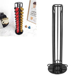 40 Capsule Coffee Pod Holder 360 Degree Rotating Carousel Storage Organizer Dispenser for Nespresso Capsule Black - Extra Image