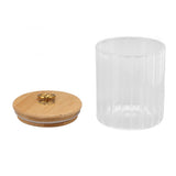 Food Storage Jar Clear Glass Canning Jar Moisture Proof with Sealed Lid for Tea Coffee Sugar Dried Fruit 500ml