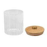Food Storage Jar Clear Glass Canning Jar Moisture Proof with Sealed Lid for Tea Coffee Sugar Dried Fruit 500ml