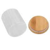 Food Storage Jar Clear Glass Canning Jar Moisture Proof with Sealed Lid for Tea Coffee Sugar Dried Fruit 500ml