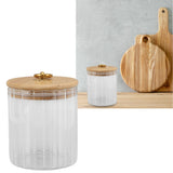 Food Storage Jar Clear Glass Canning Jar Moisture Proof with Sealed Lid for Tea Coffee Sugar Dried Fruit 500ml