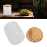 Food Storage Jar Clear Glass Canning Jar Moisture Proof with Sealed Lid for Tea Coffee Sugar Dried Fruit 500ml - Extra Image