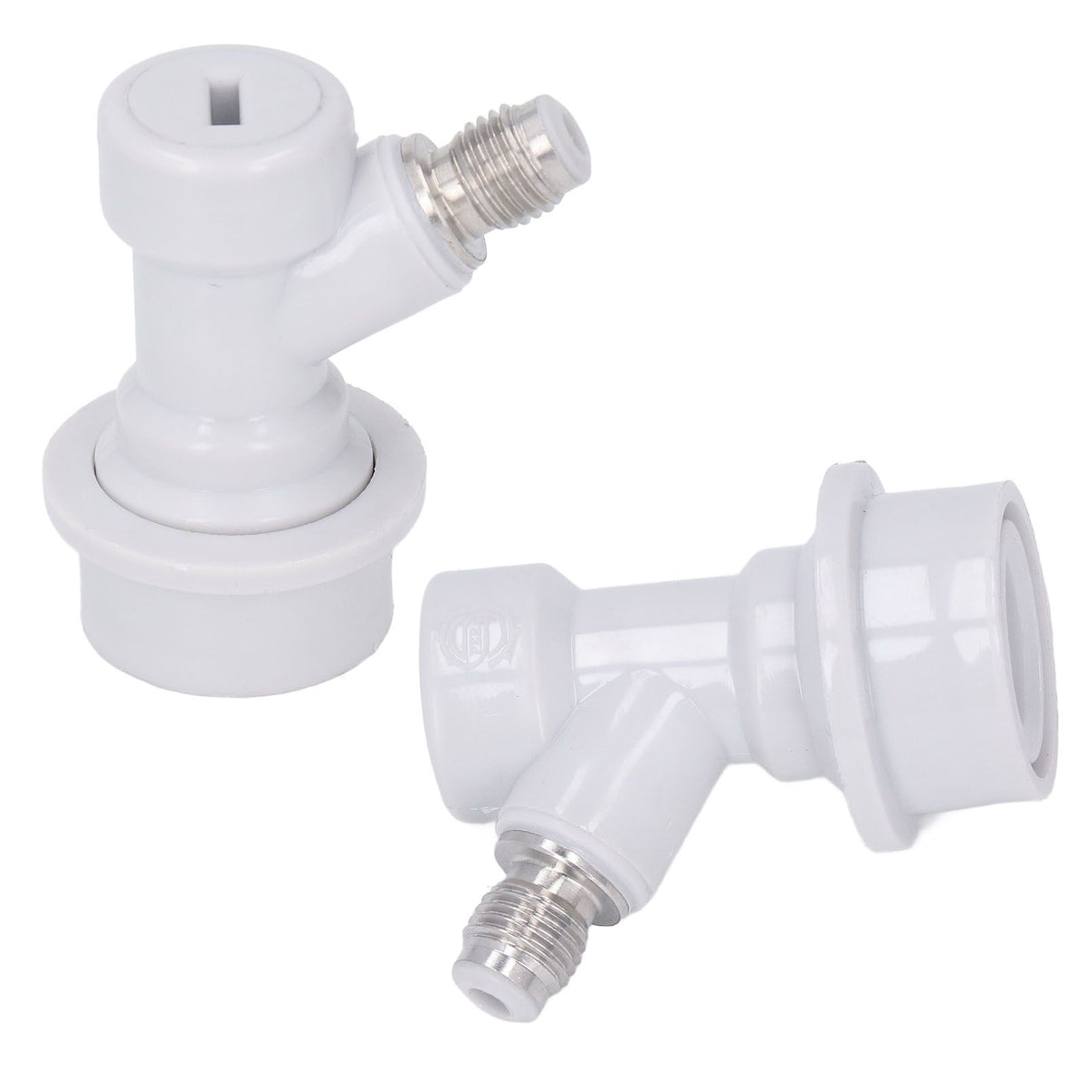Ball Lock Beer Keg Disconnect Stainless Steel Leak Free Rustproof Barbed Ball Lock Fitting for Beverages Dispensing