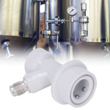 Ball Lock Beer Keg Disconnect Stainless Steel Leak Free Rustproof Barbed Ball Lock Fitting for Beverages Dispensing
