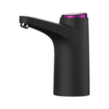 Water Bottle Dispenser BPA Free Quiet 4W 1200mAh Battery Portable Automatic Drinking Water Pump for Home Office Black - Top-Down View