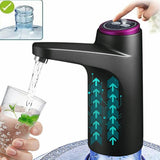 Water Bottle Dispenser BPA Free Quiet 4W 1200mAh Battery Portable Automatic Drinking Water Pump for Home Office Black - Extra Image