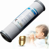 Water Filter Cartridge CTO Coconut Shell Activated Carbon Purifier Cartridge for 10in Filter