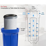 Water Filter Cartridge CTO Coconut Shell Activated Carbon Purifier Cartridge for 10in Filter