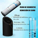 Water Filter Cartridge CTO Coconut Shell Activated Carbon Purifier Cartridge for 10in Filter - Close-Up Angle