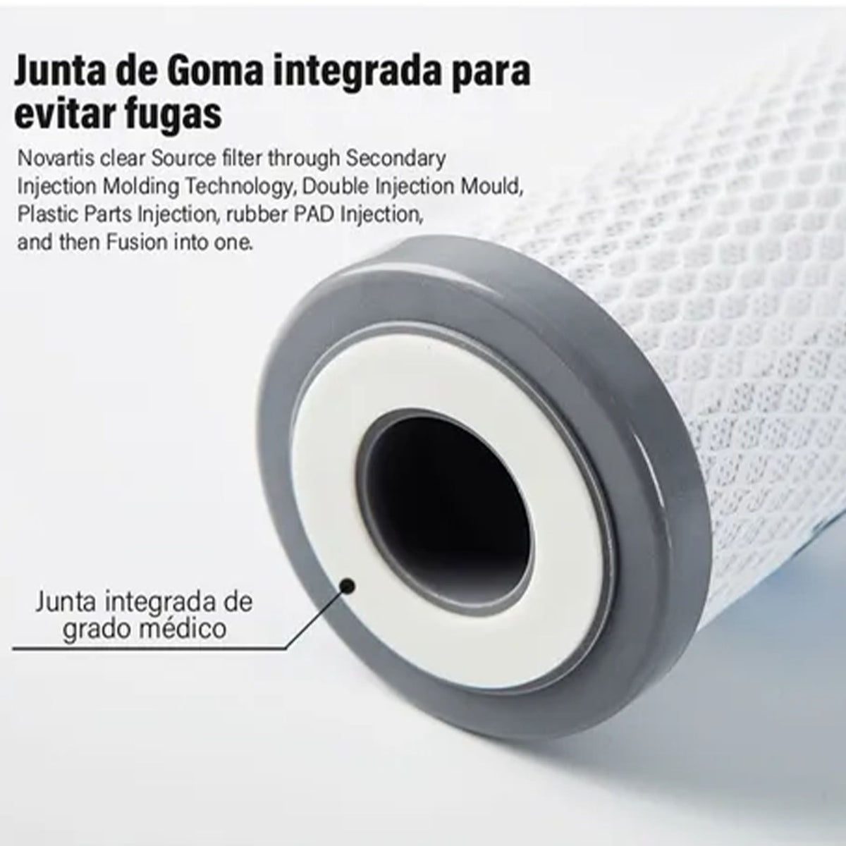 Water Filter Cartridge CTO Coconut Shell Activated Carbon Purifier Cartridge for 10in Filter