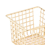 Fryer Basket Iron French Fry Holder Frying Strainer with Handle for Restaurant Home Imitation Gold