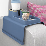 Sofa Armrest Cup Holder Tray Silicone Multifunctional Insulated Shelving Home Supplies
