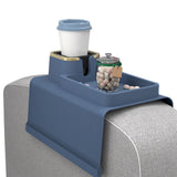 Sofa Armrest Cup Holder Tray Silicone Multifunctional Insulated Shelving Home Supplies - Extra Image