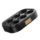 6 Hole Egg Frying Pan Nonstick Breakfast Pot Multifunctional Breakfast Maker Hamburger Machine Without Pot Cover - Front View