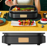 6 Hole Egg Frying Pan Nonstick Breakfast Pot Multifunctional Breakfast Maker Hamburger Machine Without Pot Cover